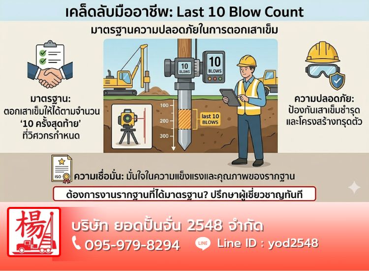 เคล็ดลับมืออาชีพ Last 10 Blow Count มาตรฐานความปลอดภัย